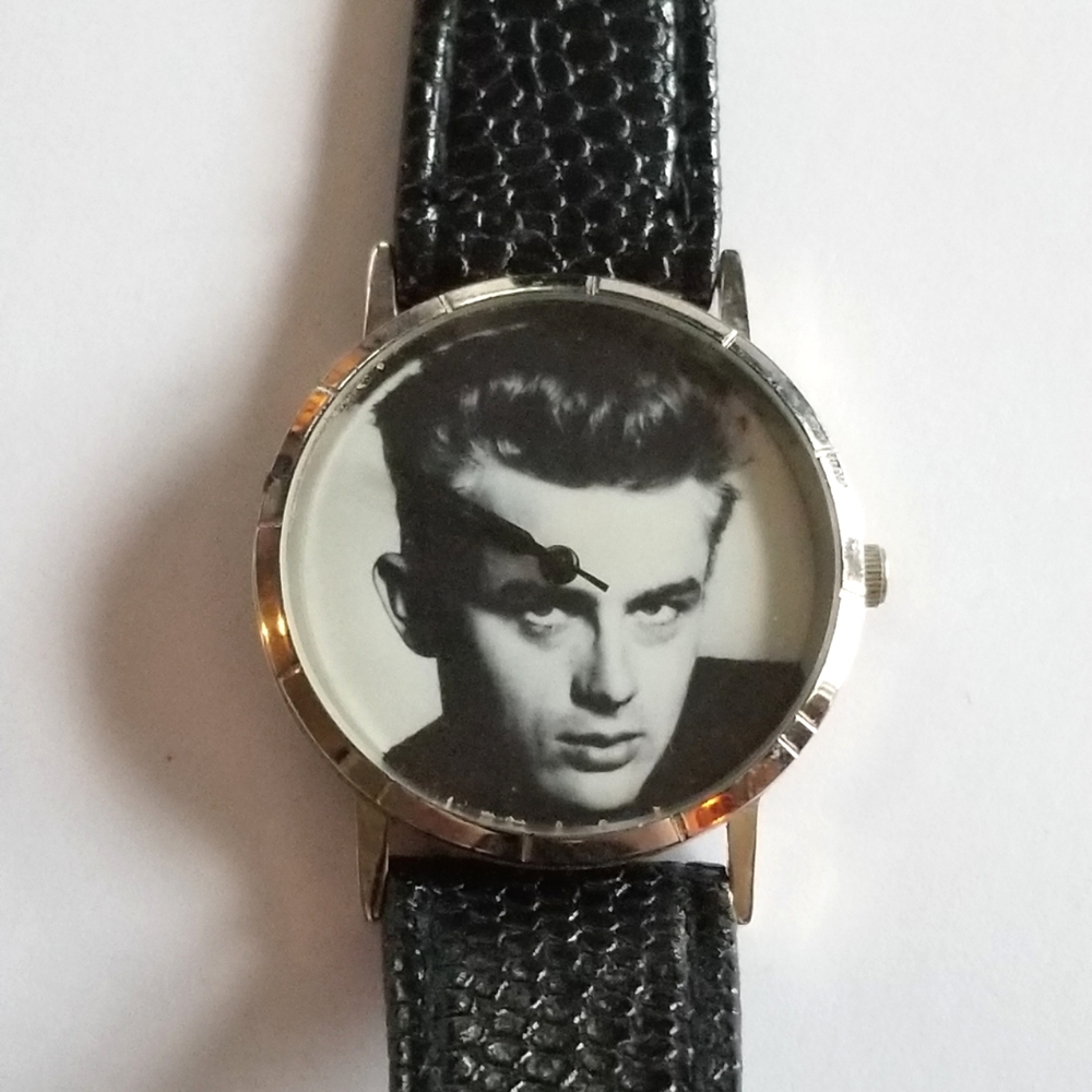 Vintage James Dean Watch Ladies Black And White Photo… Gem